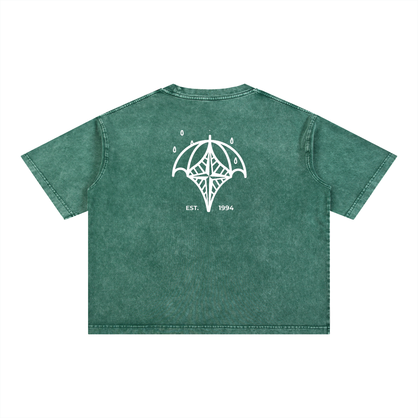 Mineral Wash Boxy Cotton T-Shirt