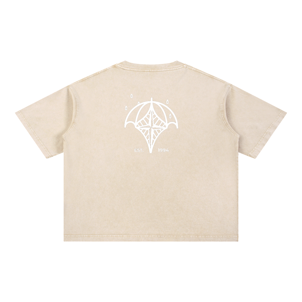 Mineral Wash Boxy Cotton T-Shirt