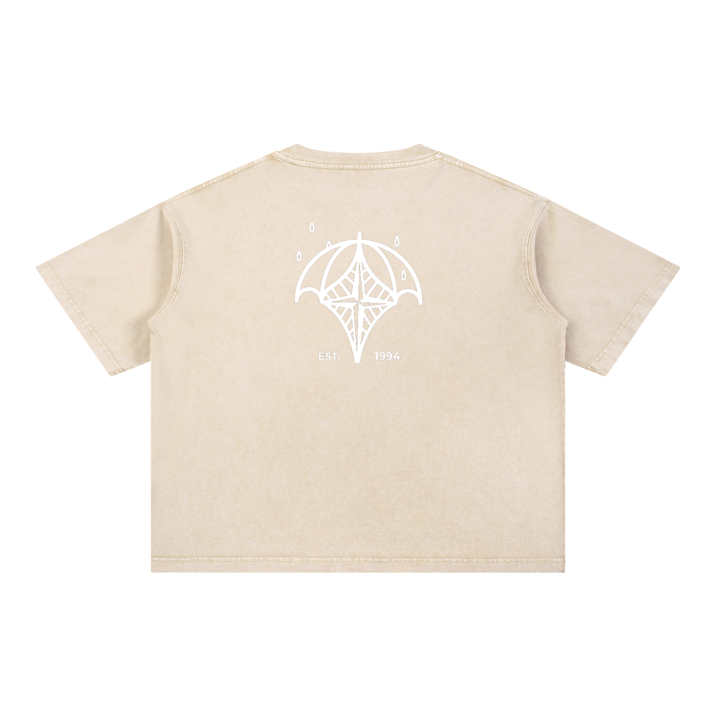 Mineral Wash Boxy Cotton T-Shirt