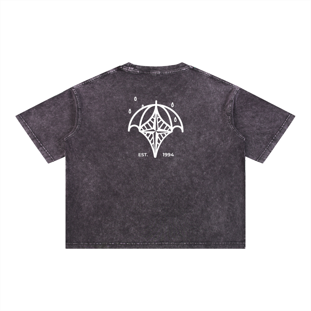 Mineral Wash Boxy Cotton T-Shirt