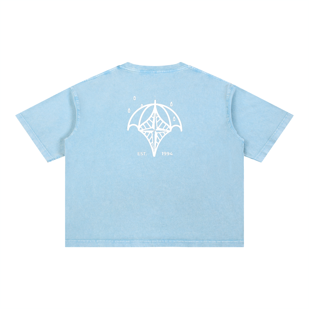 Mineral Wash Boxy Cotton T-Shirt