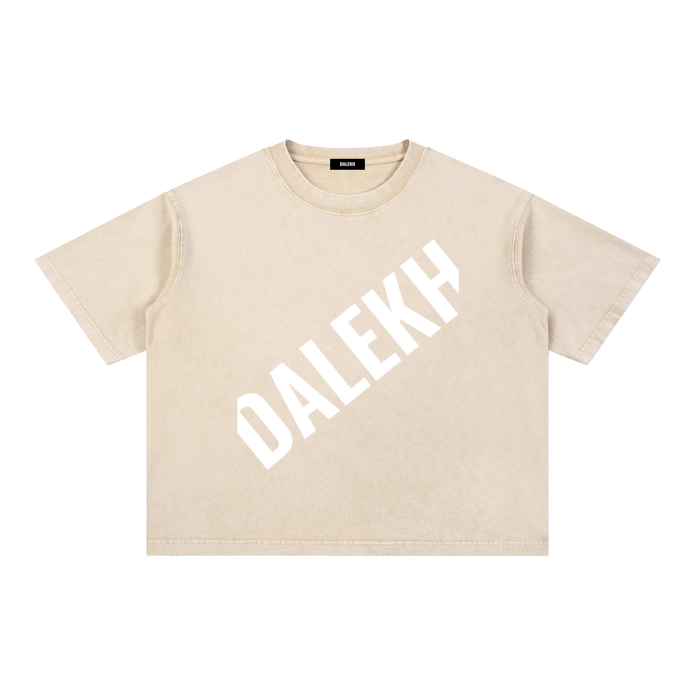 Mineral Wash Boxy Cotton T-Shirt