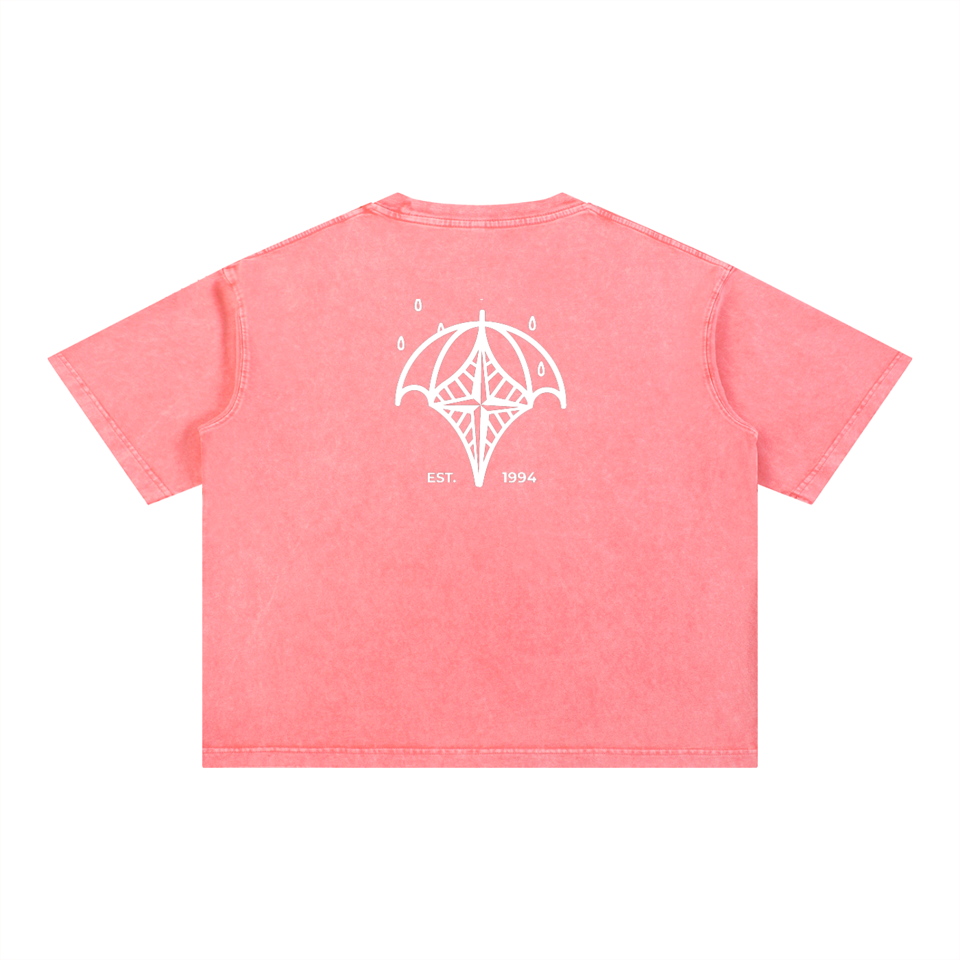 Mineral Wash Boxy Cotton T-Shirt